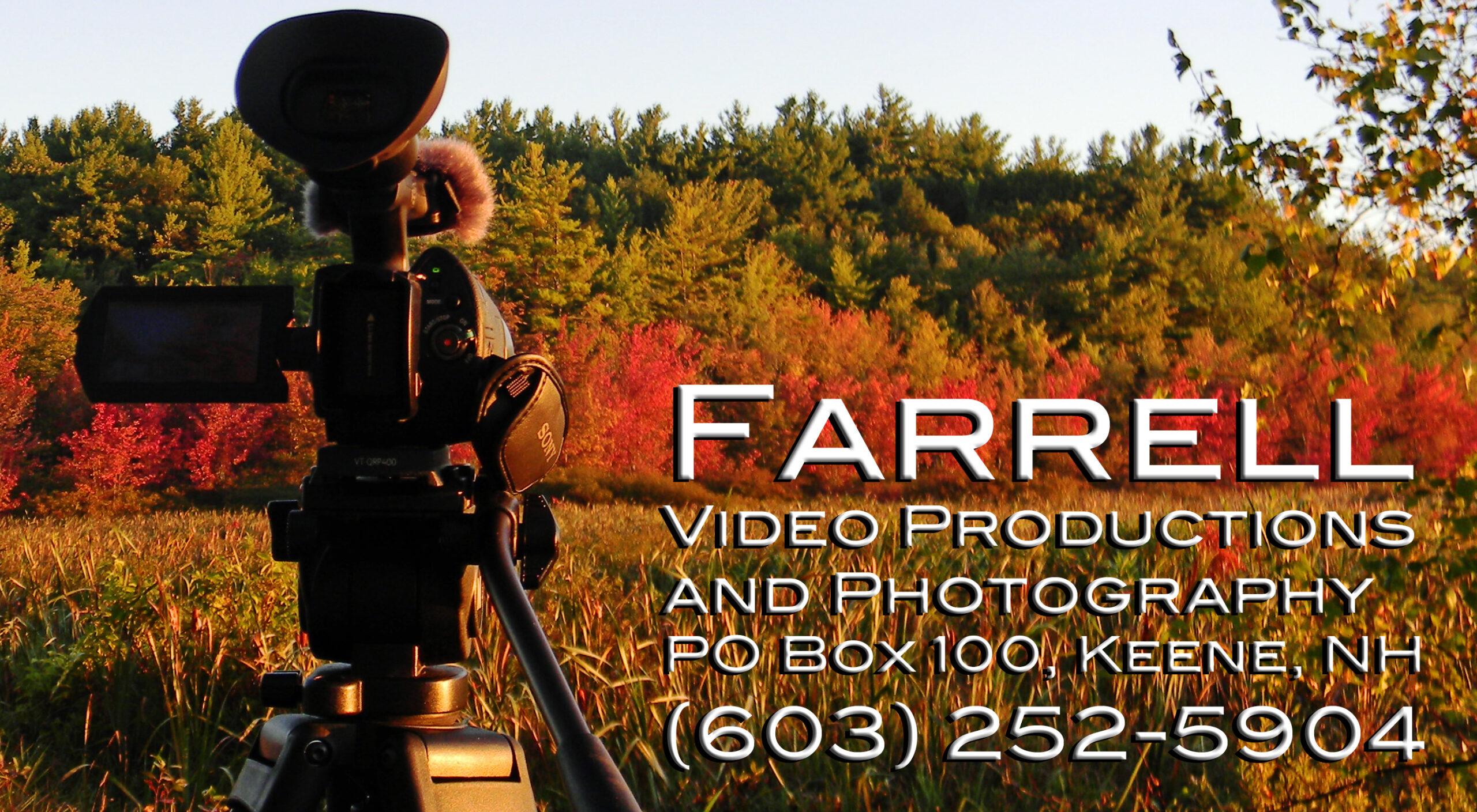 Farrell Video Productions and Photography, "Video and Photographs for Your Website and the World"